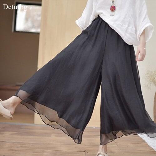 Deturbg Women's Straight Trousers