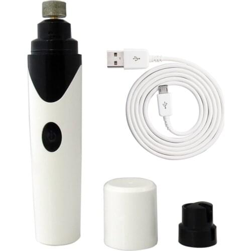 Electric Dog Nail Grinder USB Charging Pet Nail Clipper Cat Toenail Grooming Trimmer Portable Mini Animal Nails Grinding Tools