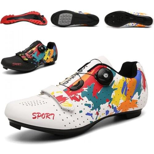 Cycling Mtb Sneakers Men Flat Road Cycling Shoe Bicycle Shoes Specialized Women Spd Racing Trek Male Bike Mountain Bicycle Shoes
