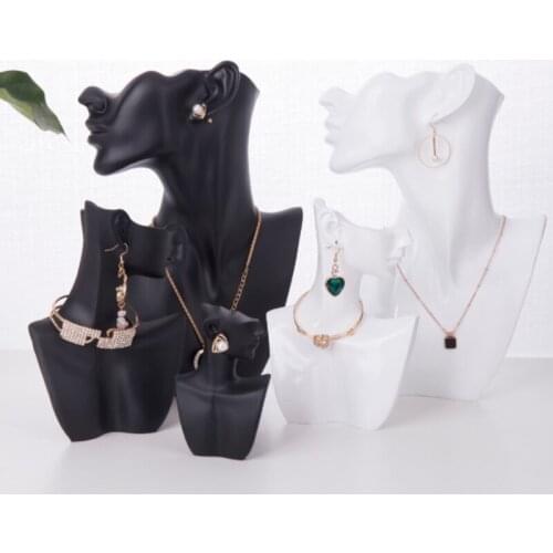 Small Style Resin Mini Model Earrings Necklace Jewellery Stand Gem Lightbox Spectacles Necklace Display Wholesale