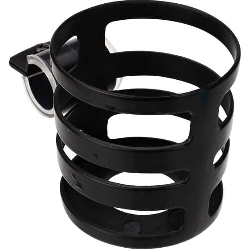 Mayitr 1pc Baby Stroller Bottle Holder Infant Stroller Bicycle Carriage Cart Accessory Black PP Bottle Cup Holder Outdoor