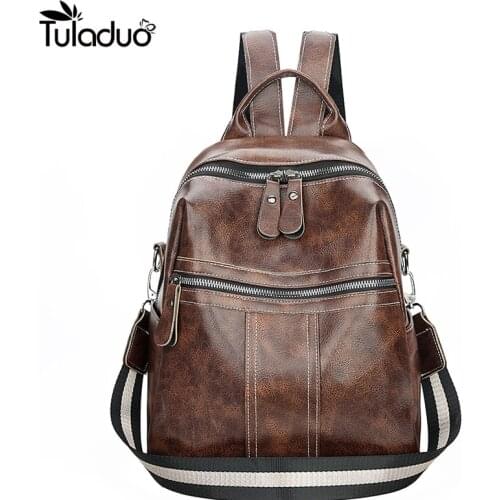 Fashion Women Backpack High Quality Youth Leather Backpacks For Teenage Girls Female SchoolCasual Leisure Bag Bagpack Mochila