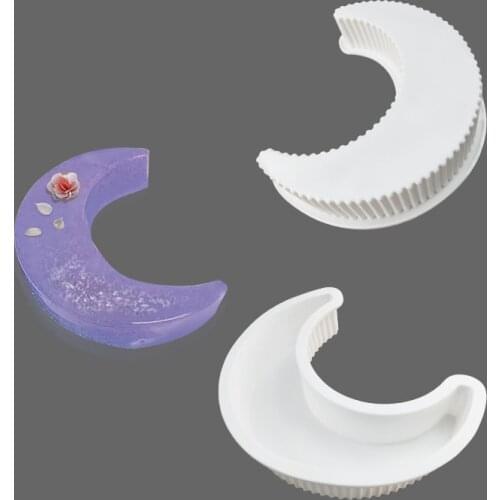 Moon Shape Silicone Mold Moon Mousse Cake Mold Dessert Mould Cake Decorating Tools Mousse Silicone Bakeware Cake Tools