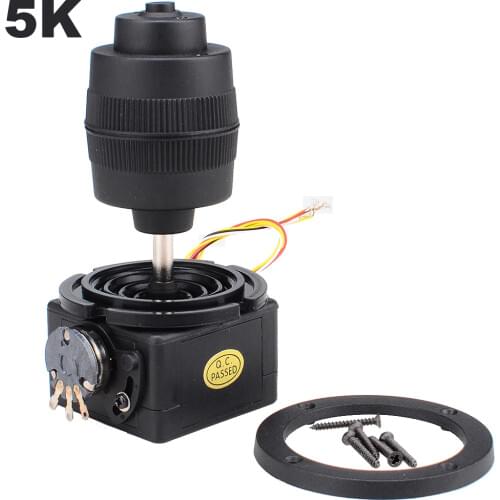 New 4-axis Joystick Potentiometer JH-D400X-R2 5K ohm 4D with Button Joystick Free Shipping with Track Number 12001297_R2_5K