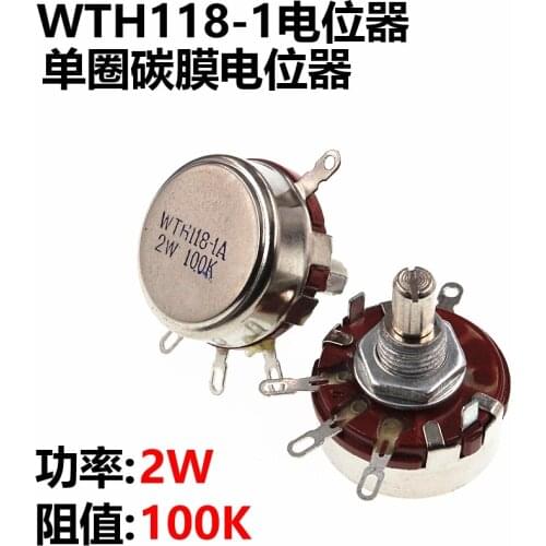 New WTH118-1A 2W 100K WTH118 Potentiometer