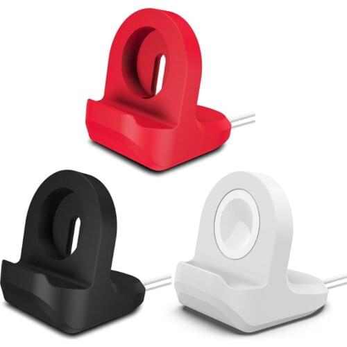 Silicone Charge Stand Holder Station Dock Charging Base for Michael Kors Access Sofie/Grayson for iWatch Series 1/2/3/4/5/6