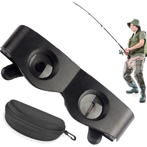 Fishing Telescope Fishing Glasses Style Magnifier Binoculars Telescope Portable Zoomable Glasses Binoculars Fishing Equipment