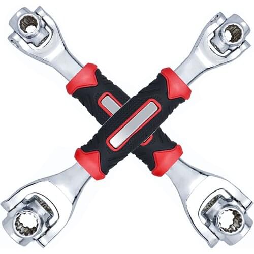 Multitool Socket Wrench 360 Degree Rotary Wrench Combination Hand Tool Universial Furniture Car Repair Spanner Socket Wrench