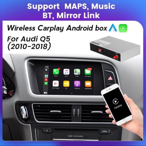 Video AI Box CarPlay Android Auto Supports Mirror Link Multimedia Navigation Interface Module for AUDI A4/A5/S4/S5/RS4/RS5/Q5