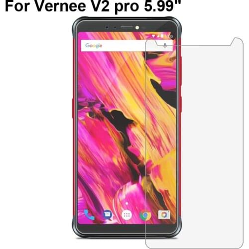 2PCS Tempered Glass For Vernee V2c 9H High Quality Protective Film Explosion-proof Screen Protector Film For Vernee V2 pro Glass