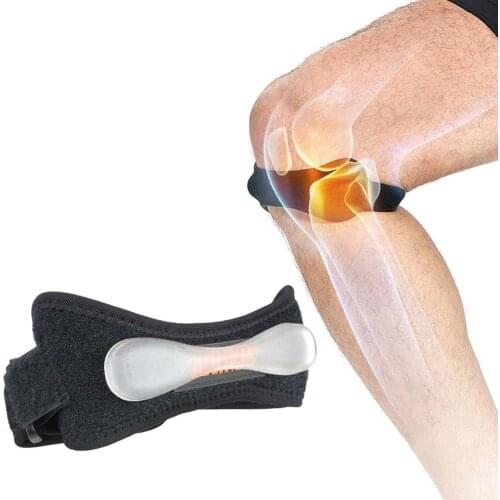 1PCS Adjustable Patella Brace Strap EVA Kneepads Knee Support Pad Protective Sports Gear Basketball Volleyball Protector