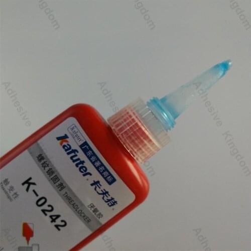 10pcs Kafuter 50ml k-0242 thread locking agent anaerobic metal screw locking adhesive removable blue wholesale