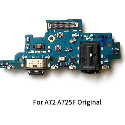 10PCS USB Port Charging Board For Samsung Galaxy A72 / A72 5G USB Charging Dock Port Flex Cable Repair Parts