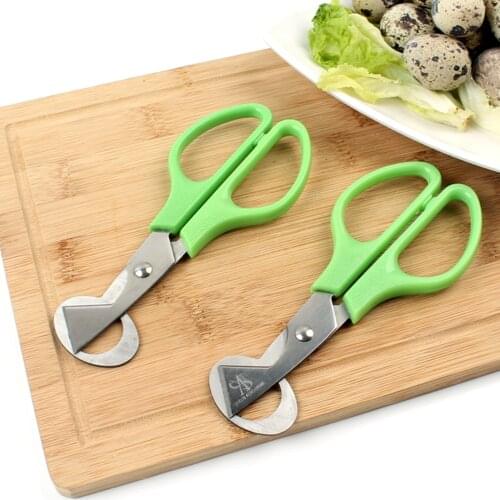 2 Pcs egg scissors cutter opener Quail Bird Egg Clipper Kitchen Tools Egg Cracker