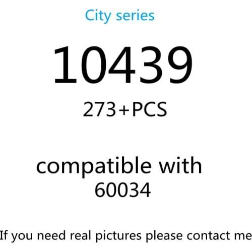 273PCS 10439 Building Block Toy City Series 60034 Assembled Building Blocks Childrens Toy Gifts