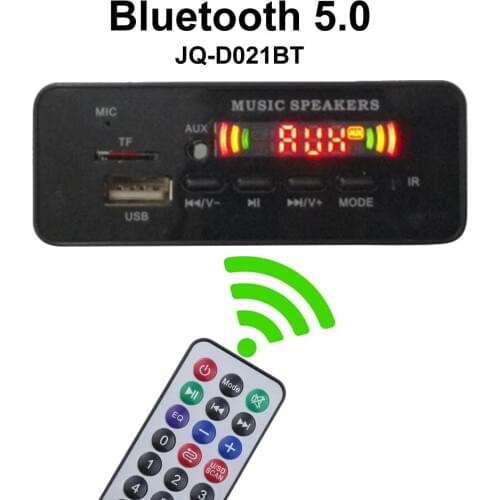 5V 12V Automobile Car Bluetooth MP3 WMA USB/SD/FM/AUX Decoder Board Plate Audio Module Color screen Car MP3 Speaker