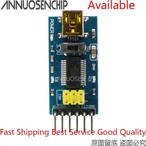 Basic Breakout Board For FTDI FT232RL USB To TTL Serial IC Adapter Converter Module For Arduino 3.3V 5V FT232 Switch