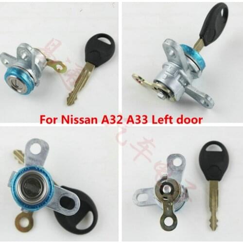 Car Practice Lock Cylinder For Nissan TEANA 2013 QASHQAI New Sunny A32 A33 NEW TIIDA Left Door Lock Cylinder ignition lock
