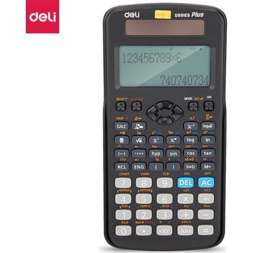 Deli Scientific Calculator 417 Function standard Engineer Calculators office supplies ED991ES