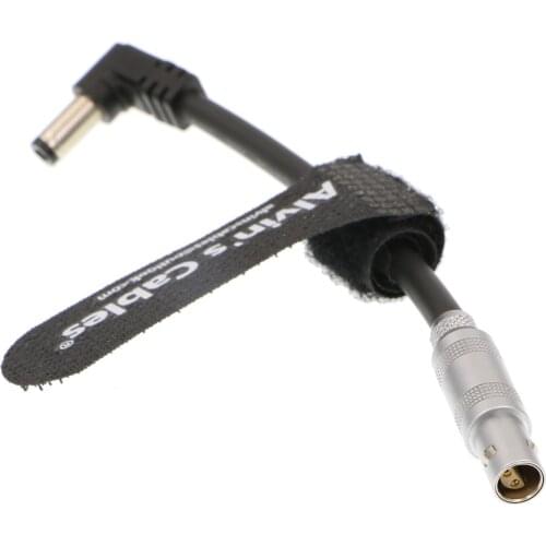 Alvins Cables Z CAM E2 to DC Power Cable 4 Pin to Right Angle DC from Nitze Plate