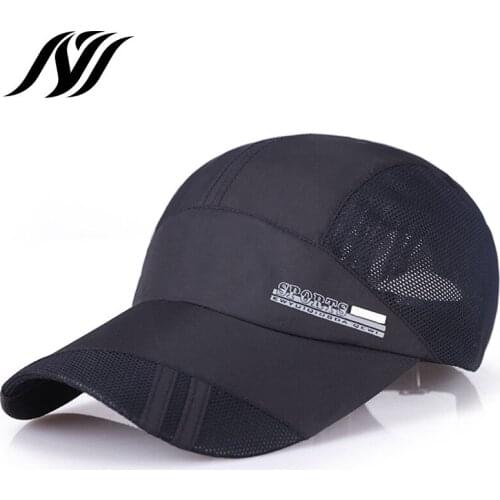 Hat summer mens Korean outdoor sports quick-drying sun protection baseball net hat factory wholesale custom