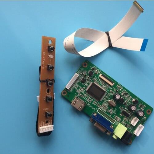 For B156XTN01.0 30Pin HDMI DIY Controller board KIT VGA monitor EDP LED SCREEN 15.6" display LCD DRIVER 1366X768
