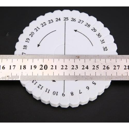 2 pcs 10cm Round Braiding Disk Kumihimo Beading Cord Disc Disk Braiding Plate DIY Braided 1 -32 Number Printed Sewing Tools