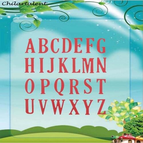 26pcs/set Large Big Alphabet Letters Metal Cutting Dies for DIY Scrapbooking Photo Album Embossing Paper Card Making Decor Craft