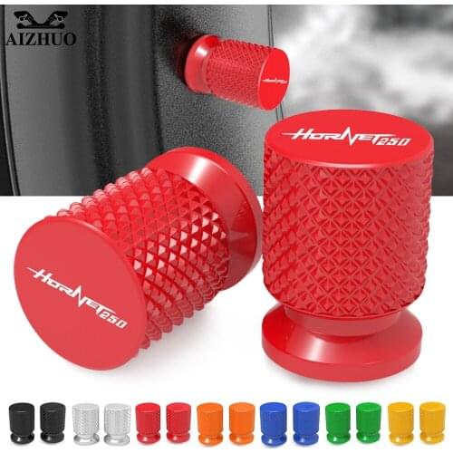 Motorcycle Tyre Rim Air Port Cover FOR HONDA hoRnet250 HORNET 2001 Tire Valve Wheel Stem Cap Dustproof Covers LOGO CNC Aluminum