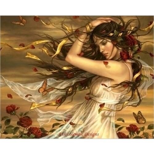 Embroidery Counted Cross Stitch Kits Needlework - Crafts 14 ct DMC DIY Arts Handmade Decor - Carly