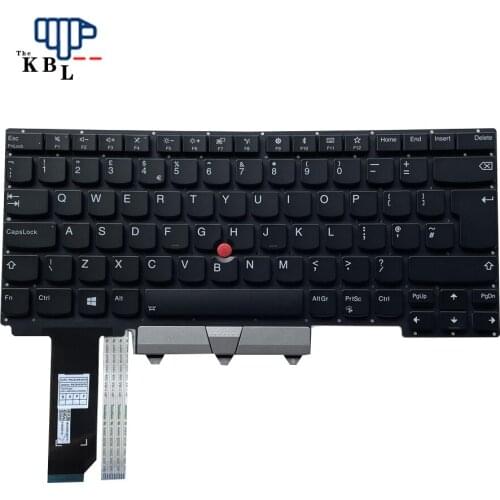 New For Lenovo Thinkpad E14 UK Language Backlit Laptop Keyboard SN20U63878-D1 9PE584