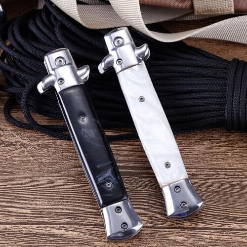 High Quality Japanese 59HRC Steel 7Cr15 Blade Folding Blade Knife Pocket Knife Survival Camping Knives Tactical Knife EDC Tools