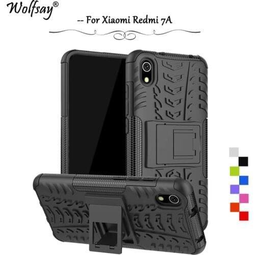 For Xiaomi Redmi Note 9S 8 Pro 7A 8 Case PC Shockproof Armor Silicone Cover Protective Phone Bumper For Xiaomi Redmi Note 9S