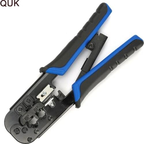 QUK Network Cable Crimper Cutting Stripping Pliers RJ45/RJ12 6P/8P Ethernet Wire Terminal Maintenance Tool Household Repair Tool