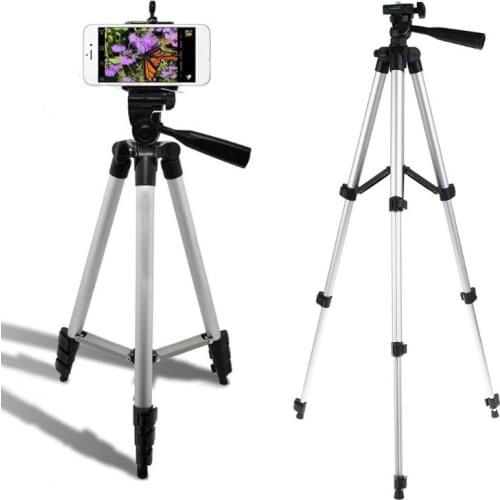 Tripod for Camera Smartphone Live Broadcast Aluminum Alloy Photo Holder Fishing Lamp Stand