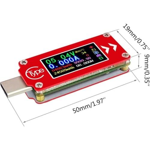 RD TC64 Type-C USB Tester Voltage Current Meter Quick PD Charger Testing Monitor