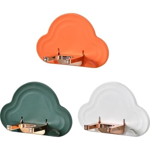 Hair Blower Racks Durable Hair Dryer Storage Holder Foldable Design Hairdressing Tool Holder for Bathroom Hotel Homestay