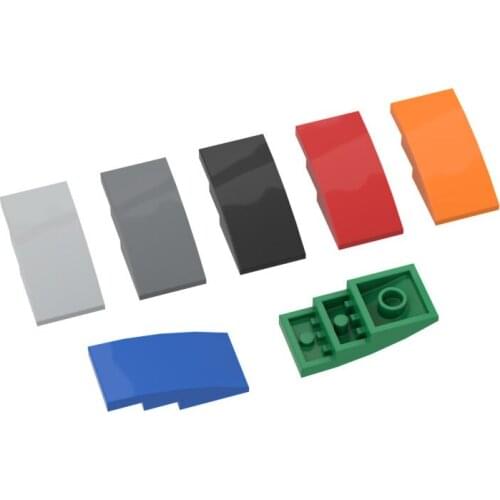 10PCS Replaceable 93606 2X4 Curved Parts Building Blocks High-Tech Assemble Replace Bricks Toy For Children Gifts