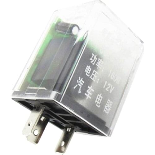 12V 3-PIN Electronic LED Flasher Relay For Car Motorcycle Turn Signal Light