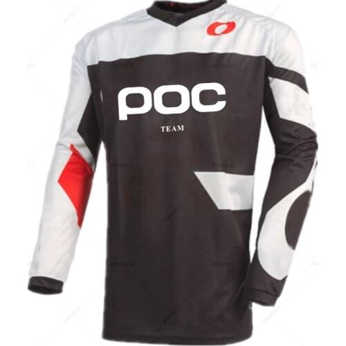 2022 Mens Downhill Jerseys Team Poc Mountain Bike Mtb Shirts Offroad Dh Motorcycle Motocross Sportwear Clothing Fxr Bikeshirt