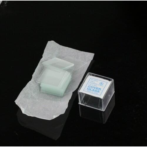 24x24mm 100pcs/1box Microscope cover glass cover slip for preparation of specimen free shipping