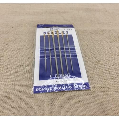4Pack=(24Pcs) High Quality Hand Sewing Needles Stitcher Thread Harness Craft Hand Stitch Tool for Leather Craft