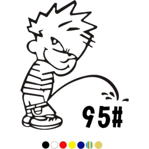 CS-1764# 95 # gasoline sign reflective funny car sticker waterproof vinyl decal for auto car stickers styling removable