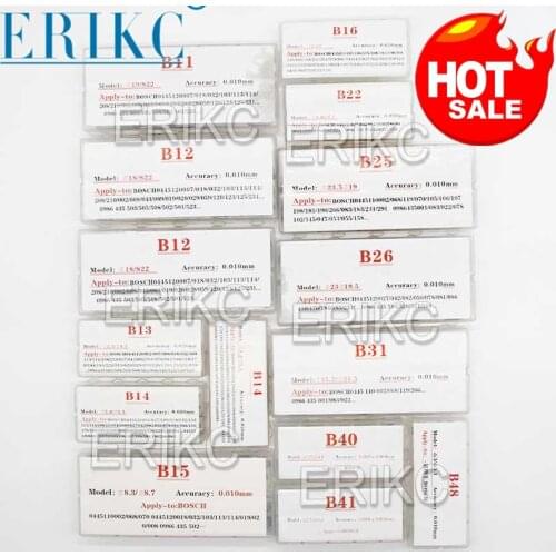 B11 B12 B13 B14 B15 B16 B22 B25 B26 B31 B37 Shims Gaskets B40 B41 B48 Injector Nozzle Valve Adjust Washer Repair for Bosch