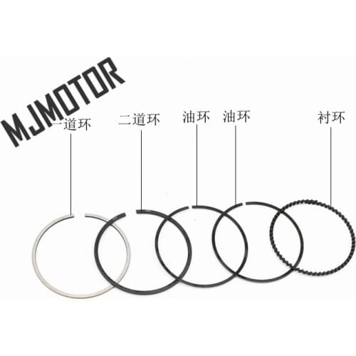 Rings set for GY6 150cc Scooter Chinese Motorcycle QJ Keeway 157QMJ engine Cylinder Piston ATV Moped Spare part