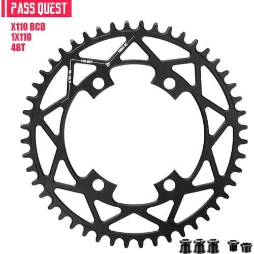 PASS QUEST X110/4 110BCD Round Road Bike Narrow Wide Chainring 38T-58T bike Chainwheel ultegra R2000 R3000 4700 5800 6800 DA9100