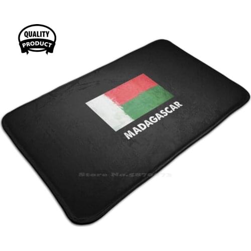 Madagascar Flag Design | Malagasy Design Comfortable Door Mat Rug Carpet Foot Pad Madagascar Country Flag Malagasy