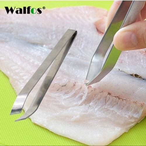 Stainless Steel Tongs Metal Fish Hair Remover Kitchen Stubbs Fishbone Fur Bones Clip Tong Animal Pliers Barbecue Ferramentas