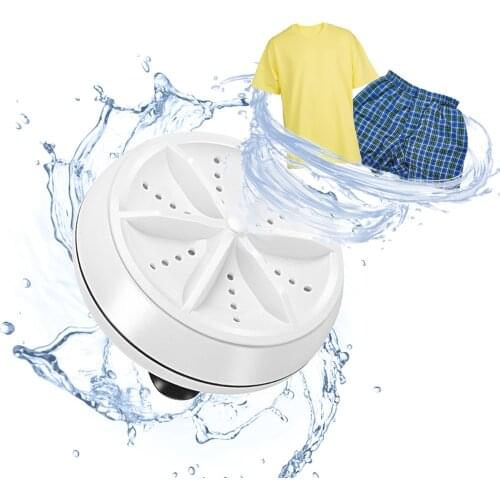 Mini Washing Machine Portable 3in1 Personal Rotating Washer Adjustable with USB Cable Convenient for Travel Home Business Trip