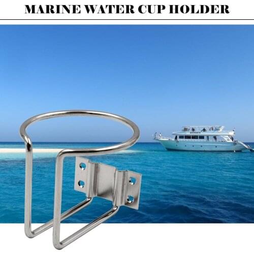 2020 New Car Cup Holder Stainless Steel Water Drink Beverage Bottle Stand Holder For Marine Boat Yacht Truck RV